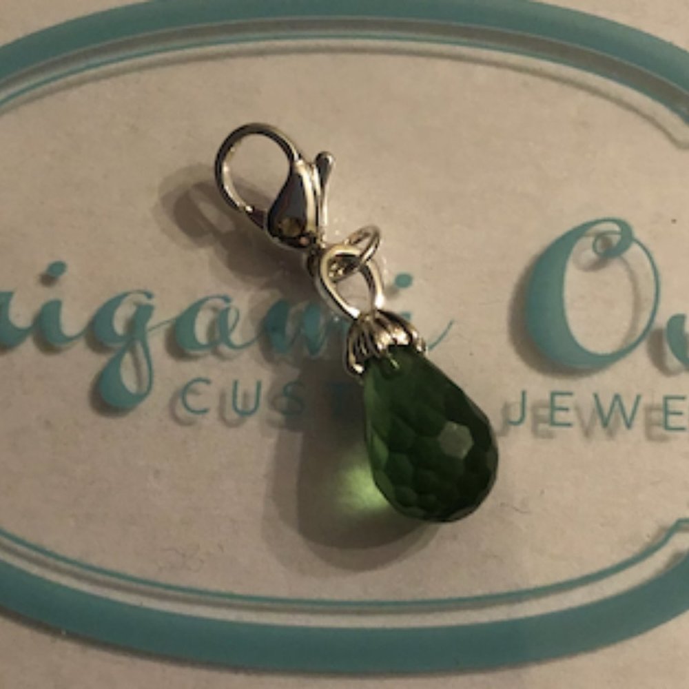 Origami Owl Emerald Dangle